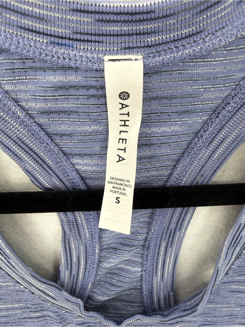 Athleta Women's Blu/Purple Space-Dye Racerback Tank Small - Picture 3 of 6
